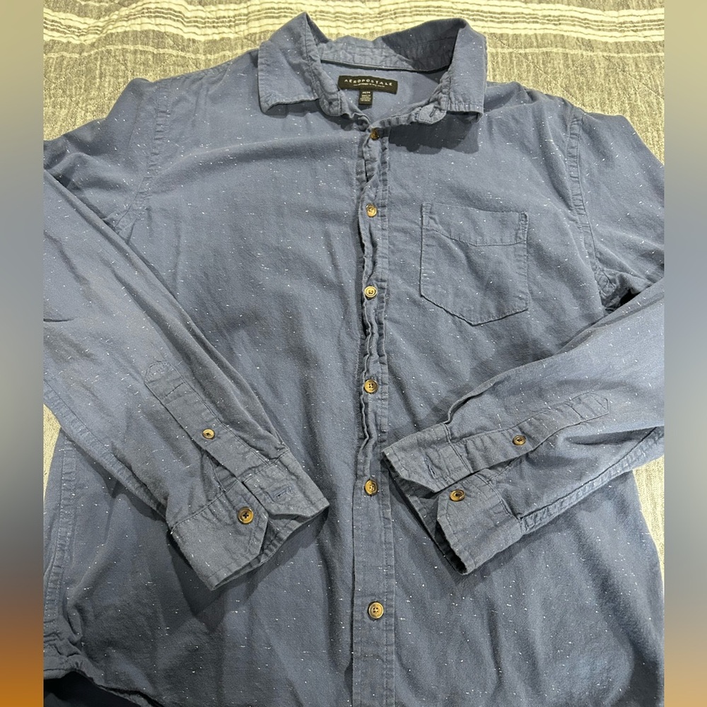 Aeropostale Blue Men's Shirt